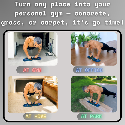 Fitness Push-Up Board | FREE eBook + Training Plan Included